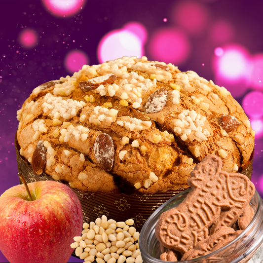 Panettone Gourmet mela annurca e spezie speculoos - 1kg